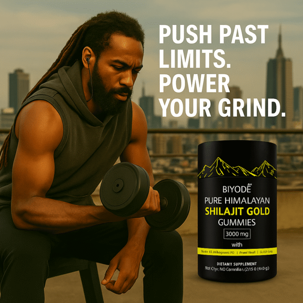 ⚡ Biyodé Pure Himalayan Shilajit Gold Gummies – 3000 mg